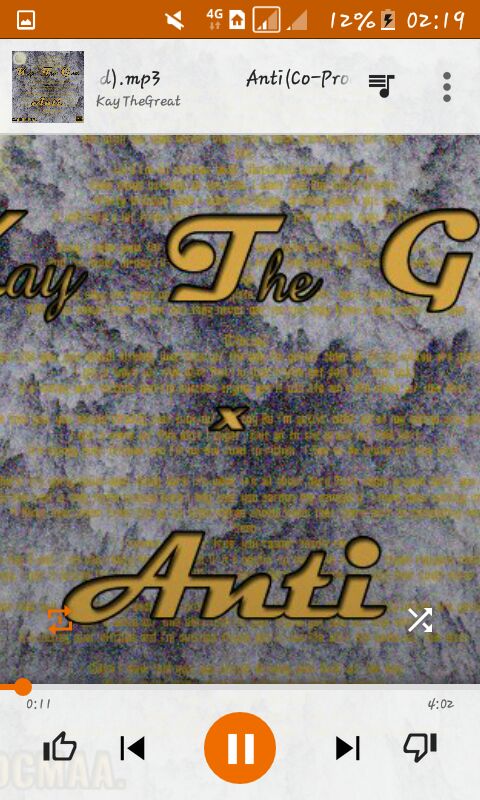 Kay TheGreat- Anti (co-produced by Edmond) Lyrics